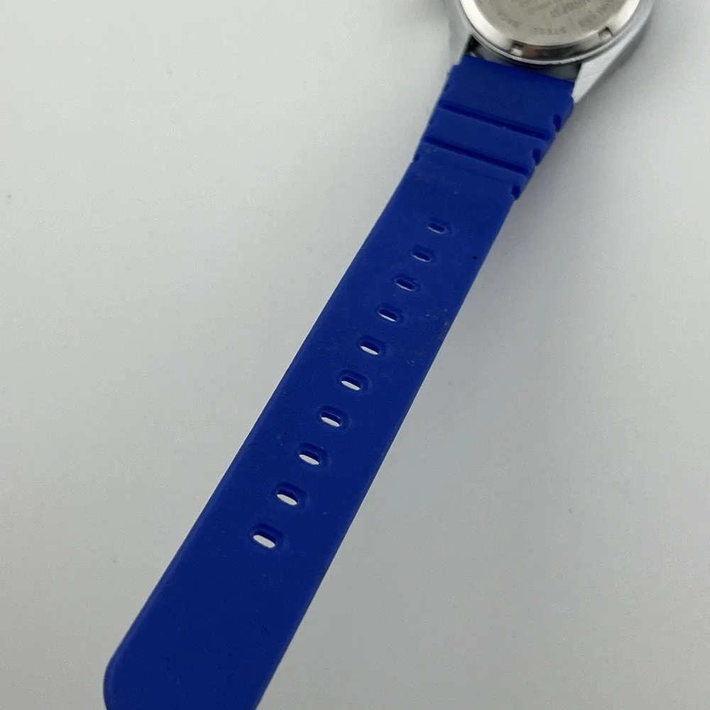 Vintage 1986 Le Jour Sea Line Sixty Color Wheel Watch Blue Band-For Parts/Repair